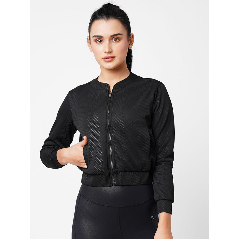 BODD ACTIVE Black Zipper Jacket Buy BODD ACTIVE Black Zipper Jacket
