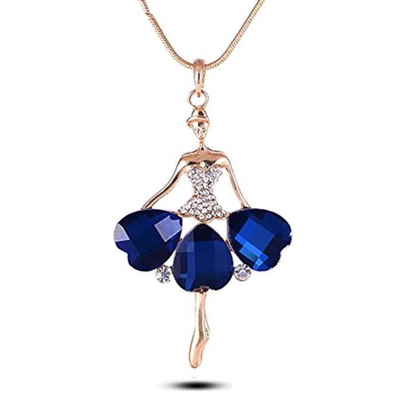 Youbella Presents Gracias Collection Crystal Jewellery Necklace & Pendant For Girls And Women