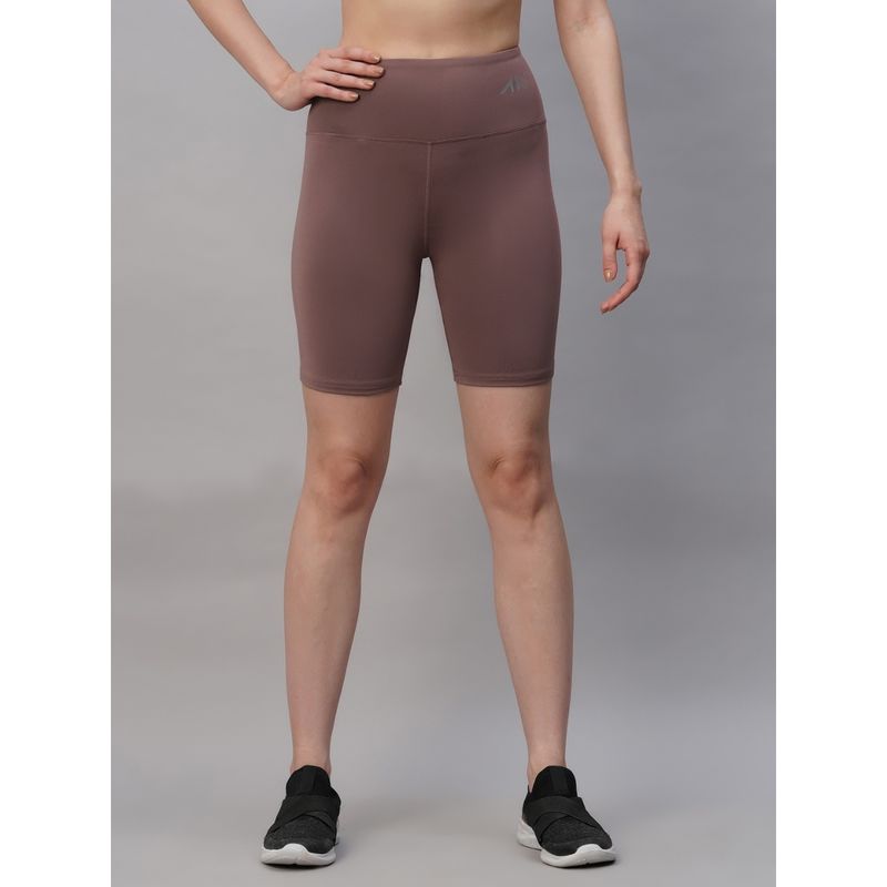AESTHETIC NATION Brown Velour Training Shorts (XS)