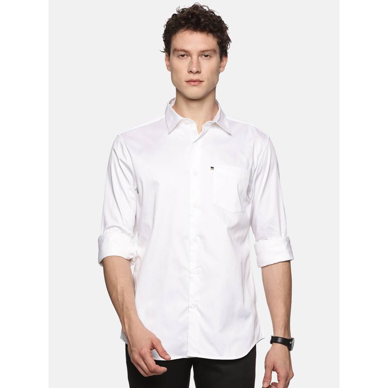 MELVIN JONES White Luxurious Casual Shirt (XS)