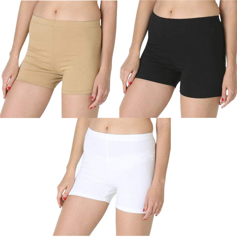 Adira Pack Of 3 Underdress Shorts - Multi-Color (L)