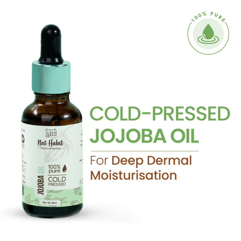 Nat Habit 100% Pure Cold Pressed Jojoba Oil