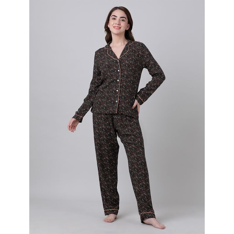 mackly Womens Nightsuit (Set of 2) (S)