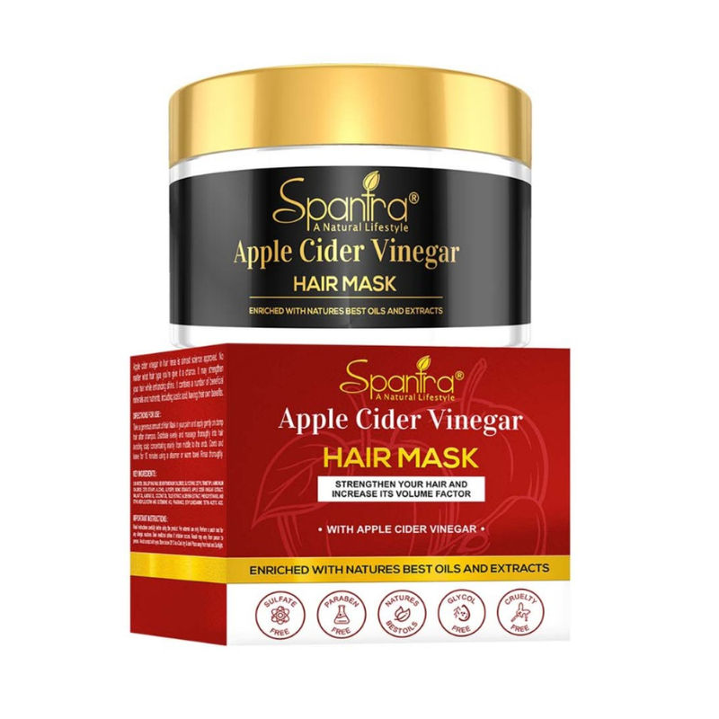 Spantra Apple Cider Vinegar Hair Mask: Buy Spantra Apple Cider Vinegar Hair  Mask Online at Best Price in India | Nykaa