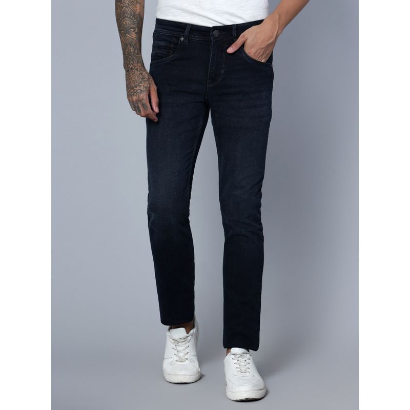 Cantabil Men Dark Blue Jeans (40)