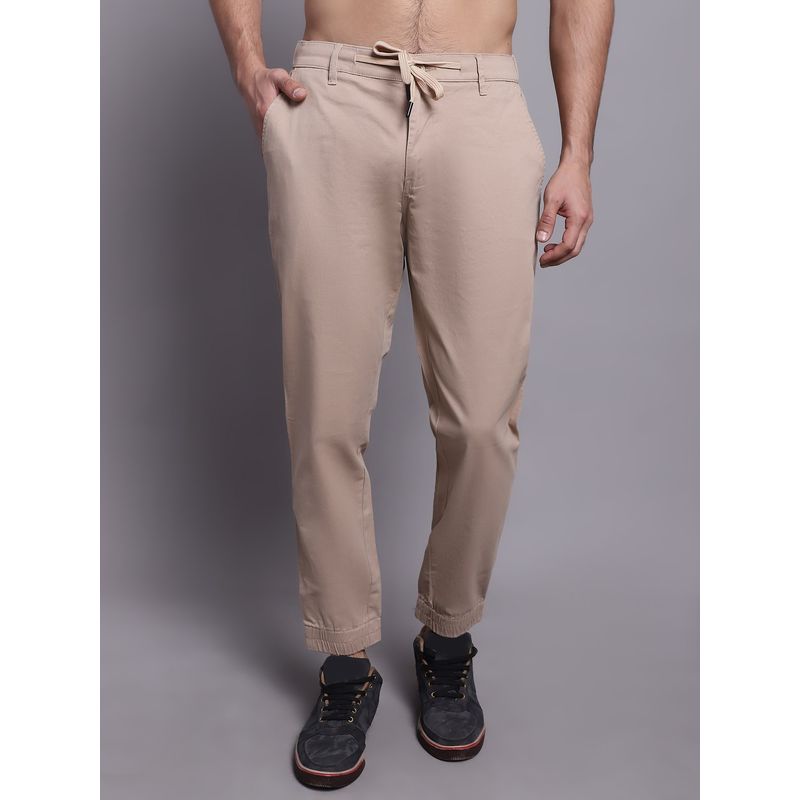 Cantabil Men Khaki Joggers (36)