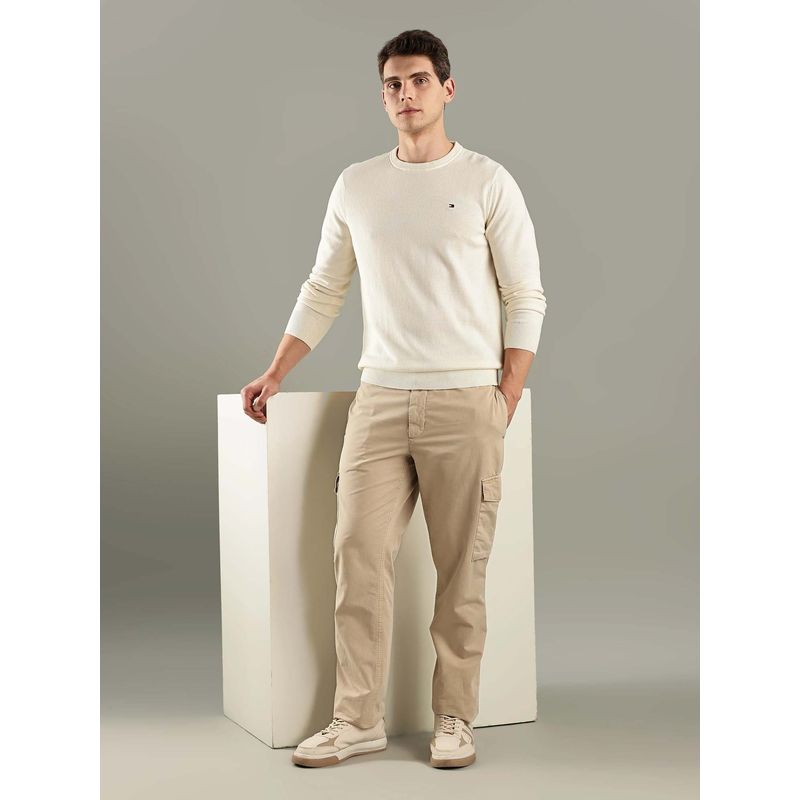 Tommy Hilfiger Relaxed Fit Solid Mid Rise Cargo (36)