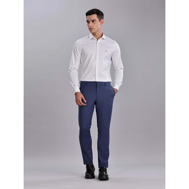 Tommy Hilfiger Regular Fit Solid Mid Rise Trouser (48)