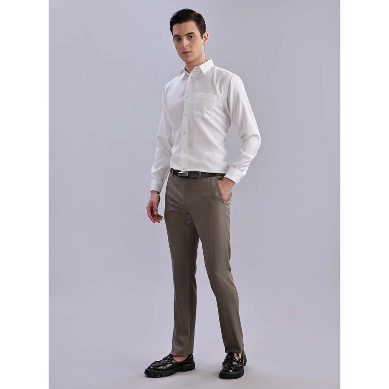 Tommy Hilfiger Regular Fit Solid Mid Rise Trouser (56)