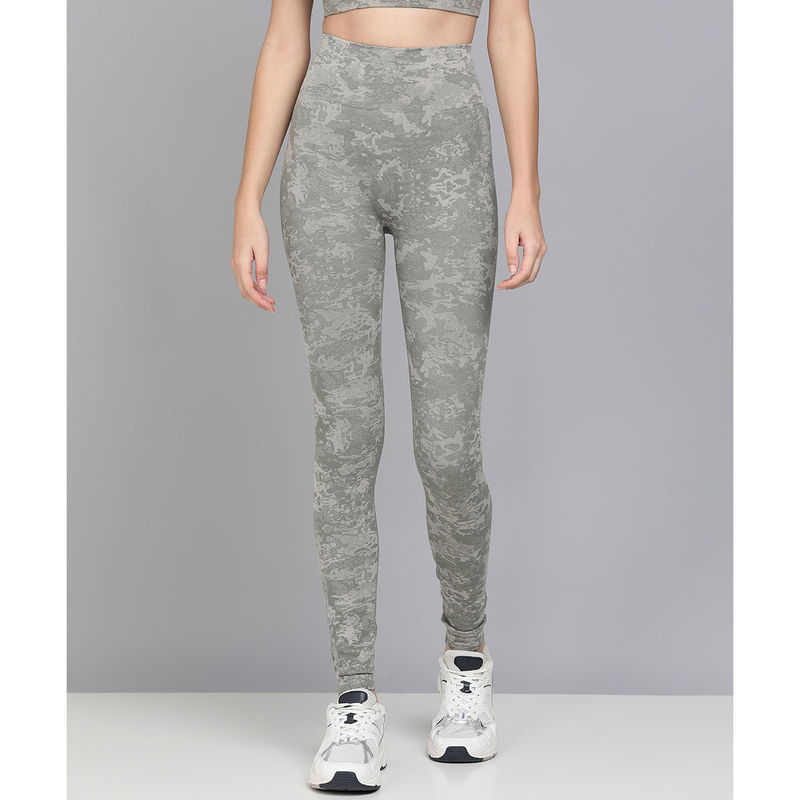 Kobo Green Ankle Length Sports Leggings (M)