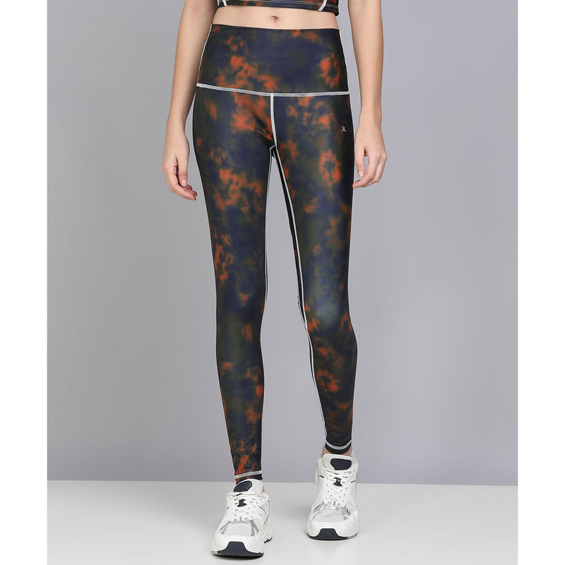 Kobo Black Ankle Length Sports Leggings (S)