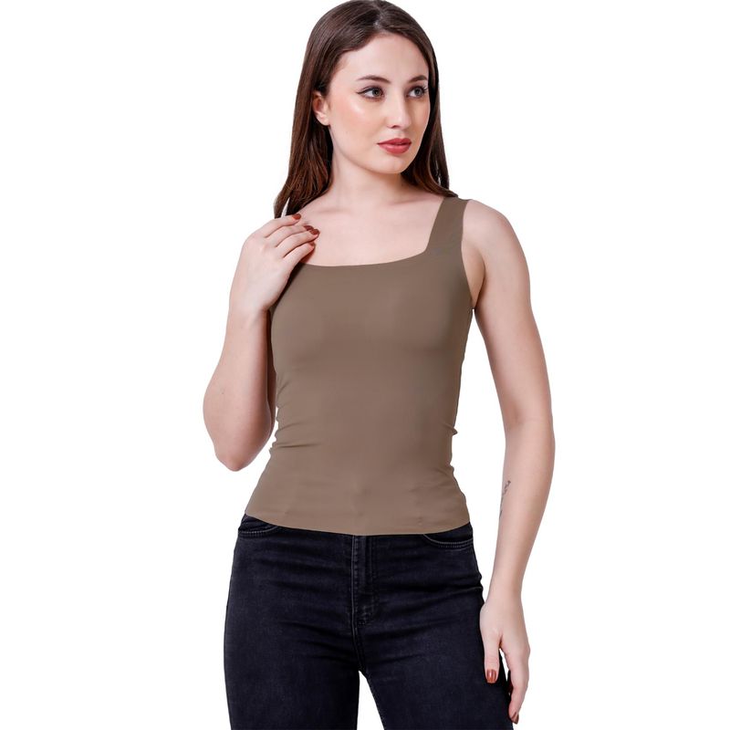 CareDone Breathable Padded Camisole with Bra Support (L)