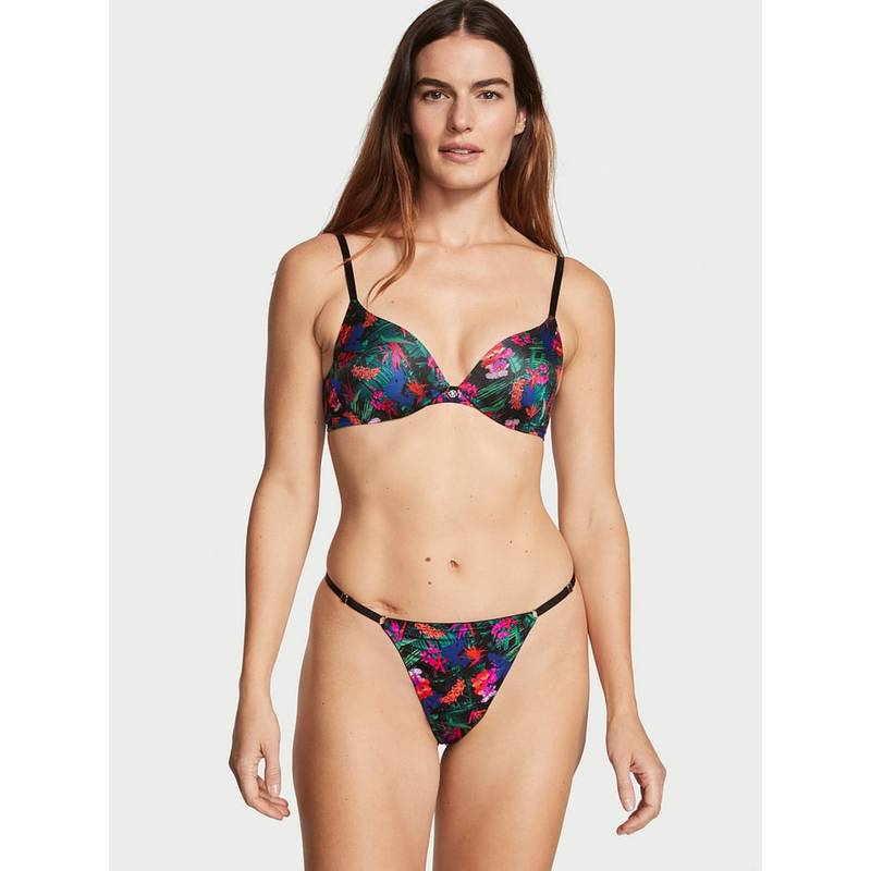 Victoria's Secret Very Sexy V-Hardware Adjustable V-String Panty Multi-Color (XL)
