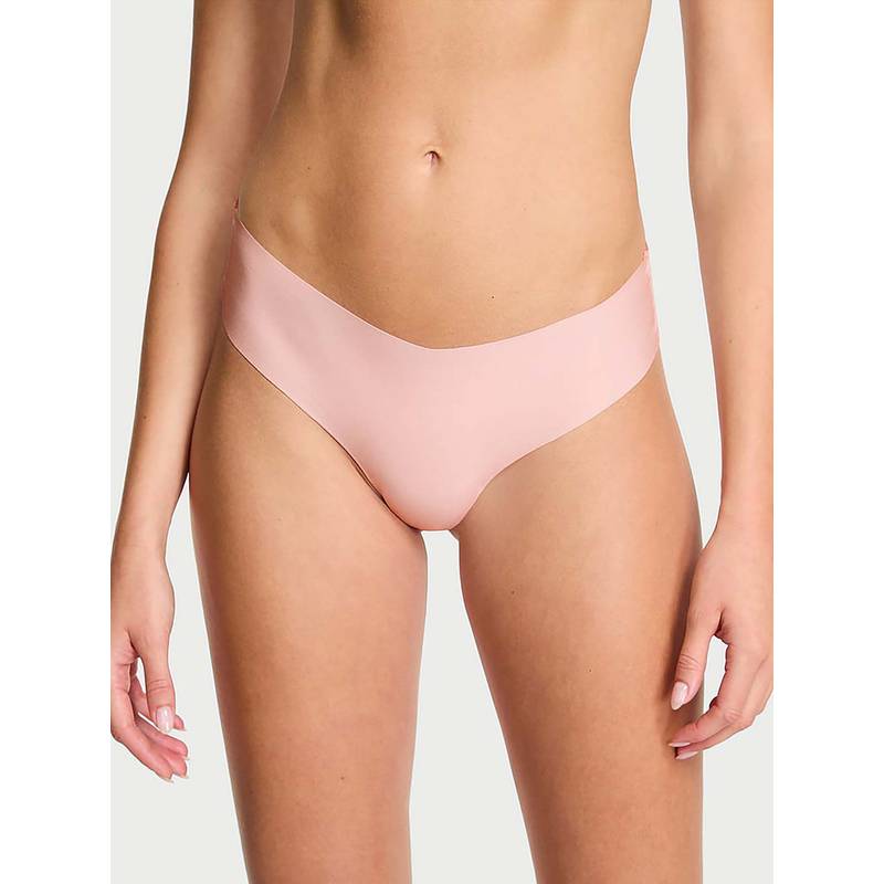 Victoria's Secret Pink No-Show Sheer Logo Thong Panty (XL)