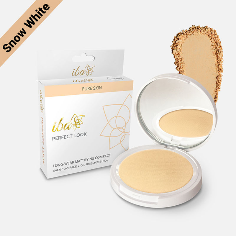 Iba Perfect Look Long Wear Mattifying Compact SPF 15 - Snow White