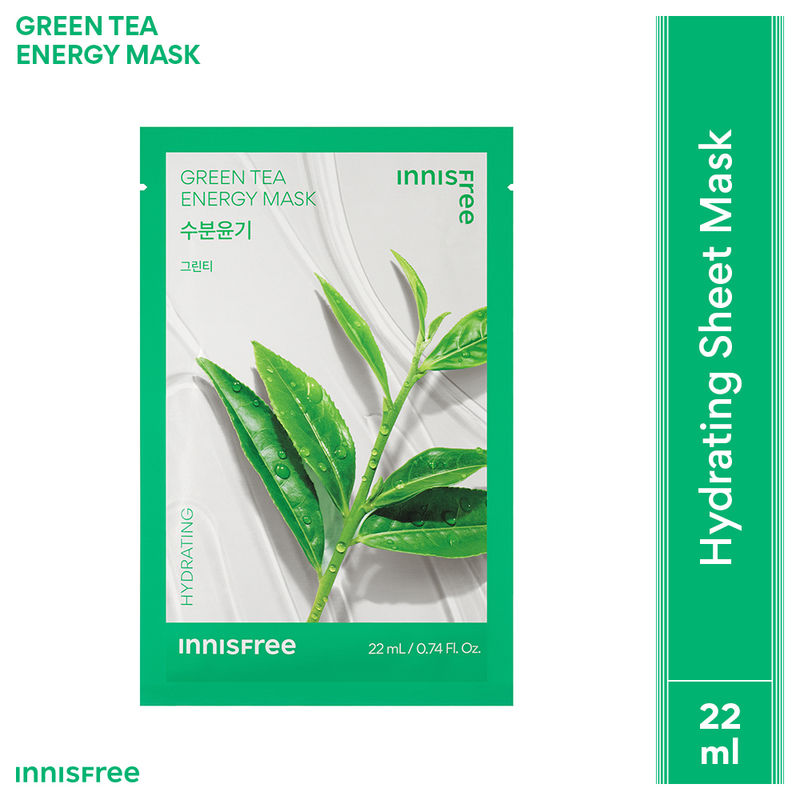 Innisfree Green Tea Energy Sheet Mask - Moisturizing & Soothing Care