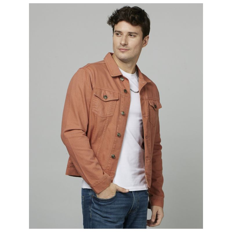 ASOS DESIGN western twill jacket in brown | ASOS