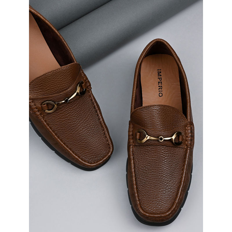 Imperio Tan Men Classic Must-Have Loafers (UK 7)