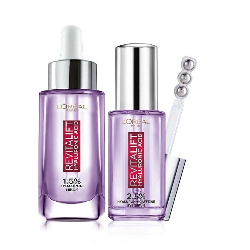 Buy L'Oreal Paris Revitalift Face + Eye Hydrating Serums Duo With