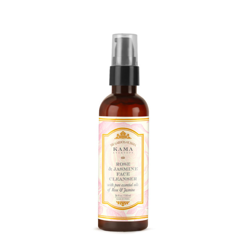 Kama Ayurveda Rose Jasmine Face Cleanser For Clear Skin- Gentle & Hydrating Face Wash