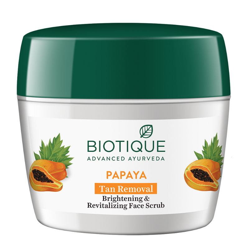 Biotique Papaya Tan Removal Brightening & Revitalizing Face Scrub