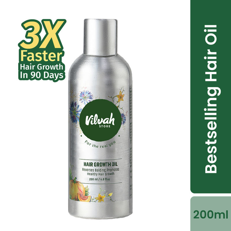 Vilvah Hair Oil for Hair Growth (Reverse Balding)
