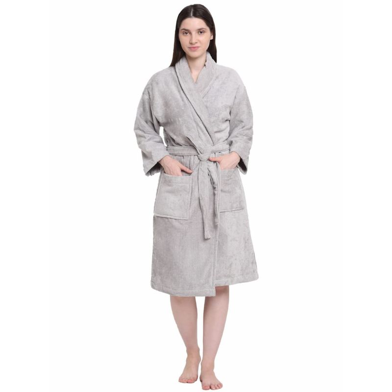 Creeva Cloud Burst 100% Cotton Bath Robe (M)