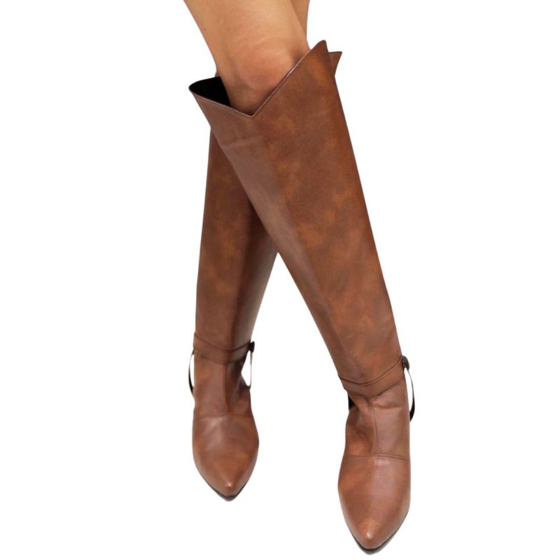 Zori World Deux-Two In One Changeable Brown Boots (EURO 35)