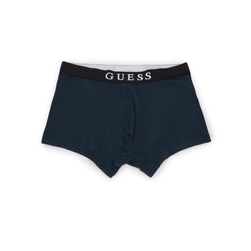 Guess Men Blue Solid Regular Fit Trunk (XL)