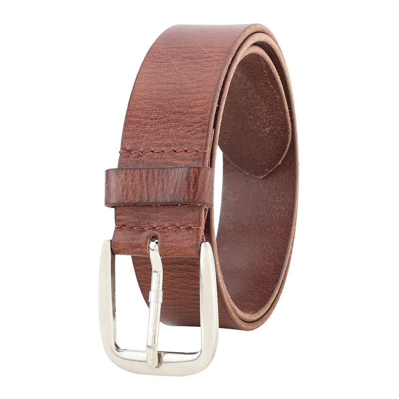 Aditi Wasan Brown Men's Genuine Leather Casual Belt (30)Brown Men's Genuine Leather Casual Belt (30)