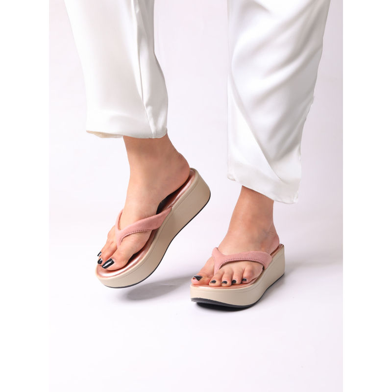 Monrow Catherine Pink Flatform Heels (EURO 36)