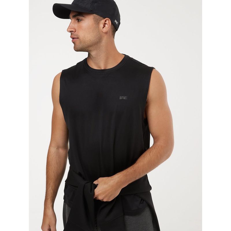 American Eagle Men Black 24/7 Training Tank Top (S)