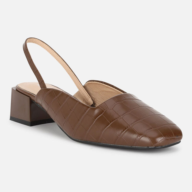 Allen Solly Women Brown Casual Heels (UK 6)