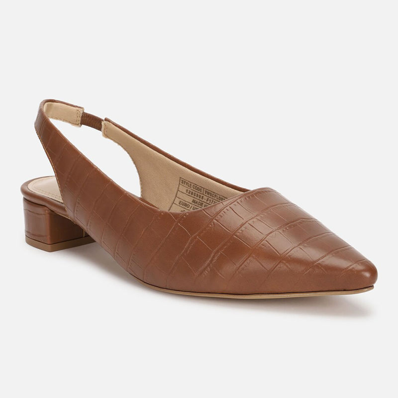 Van Heusen Women Brown Heels (UK 4)