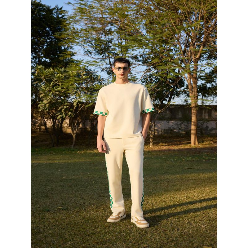 Muvazo Heritage Grid Pant Co-Ord (Set of 2) (XS)