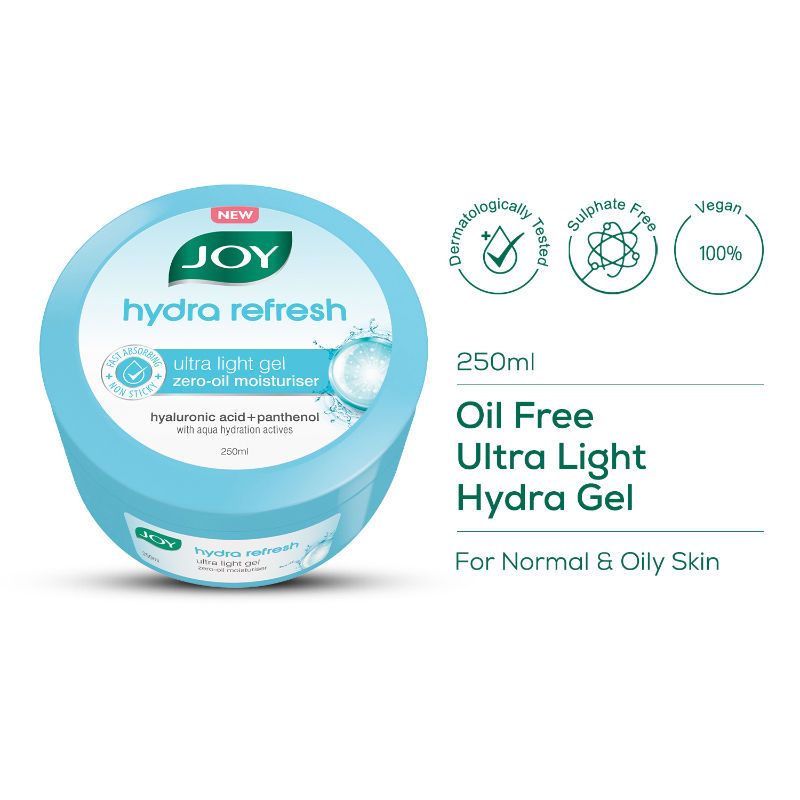 Joy Hydra Refresh Ultra-Light Gel With Oil Free Moisturiser For Face & Body