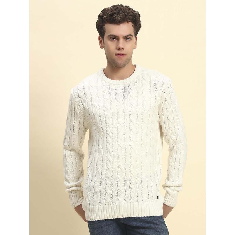 Cantabil Men Regular Fit Sweater (L)