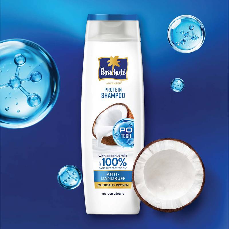 Parachute Advansed Protein Shampoo With Coconut Milk & Dandruff Control