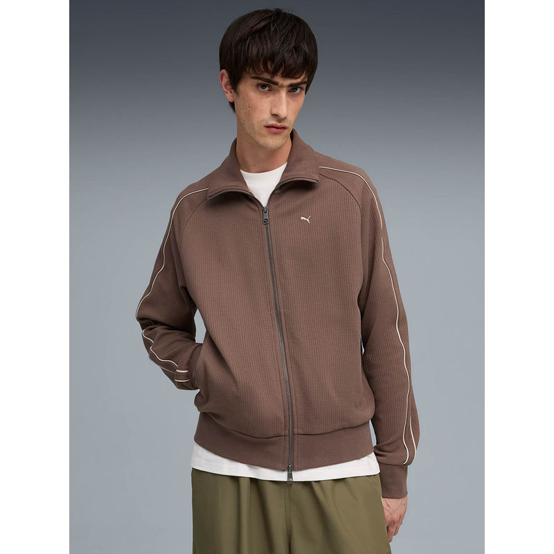 Puma T7 Men's Relaxed Fit Iconic Stripe Track Jacket (M)