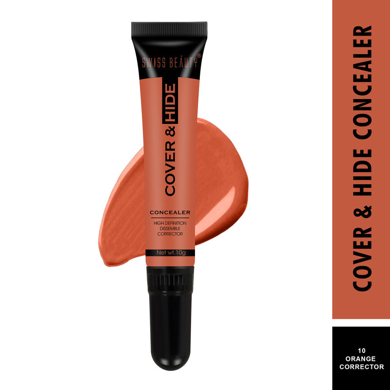 Swiss Beauty Cover & Hide Concealer - 10 Orange Corrector