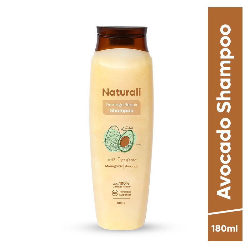 Naturali Damage Repair Shampoo With Moringa Oil & Avocado For Damage Repair