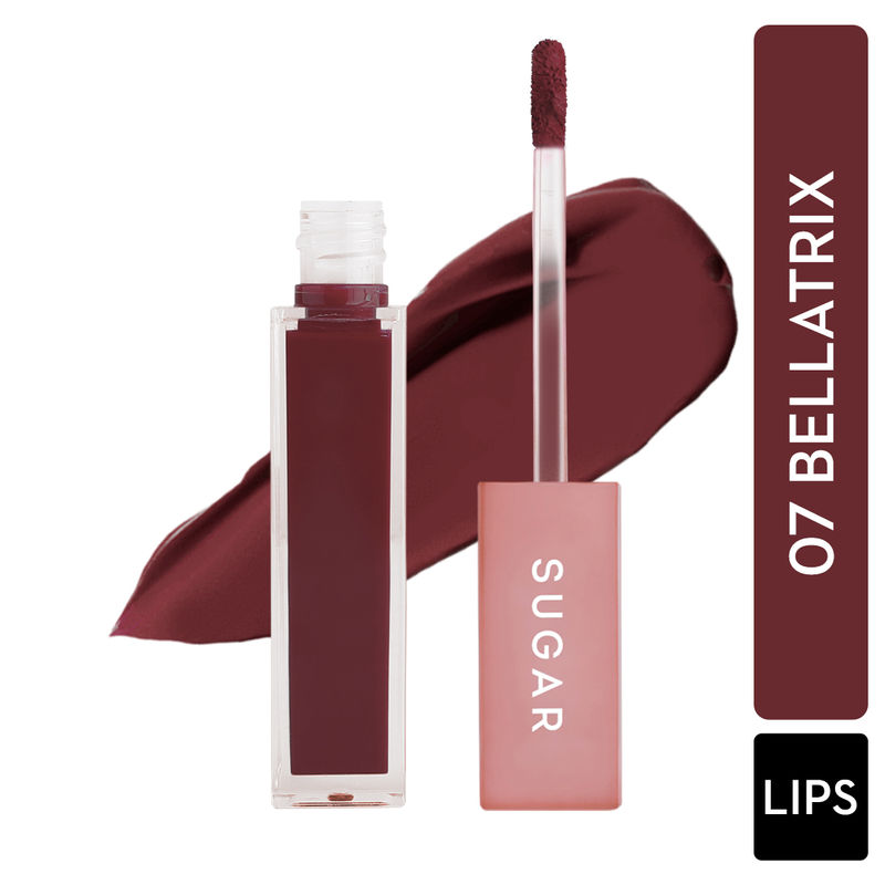 SUGAR Mettle Liquid Lipstick - 07 Bellatrix (Mauve Pink With Brown Undertones)