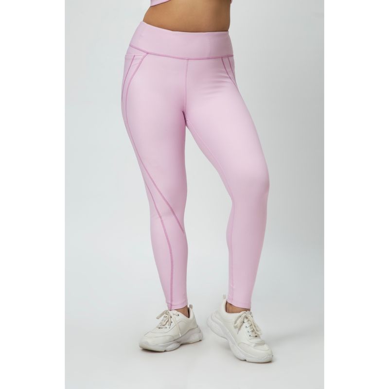 Aastey Extreme Uplift Leggings with 4 Pockets 7-8th Cotton Candy Pink (XXS)
