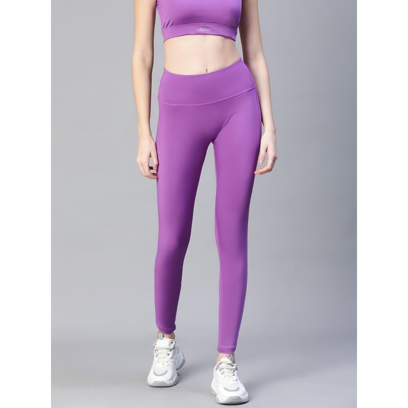 Athlisis Women Purple Training Tights (M)