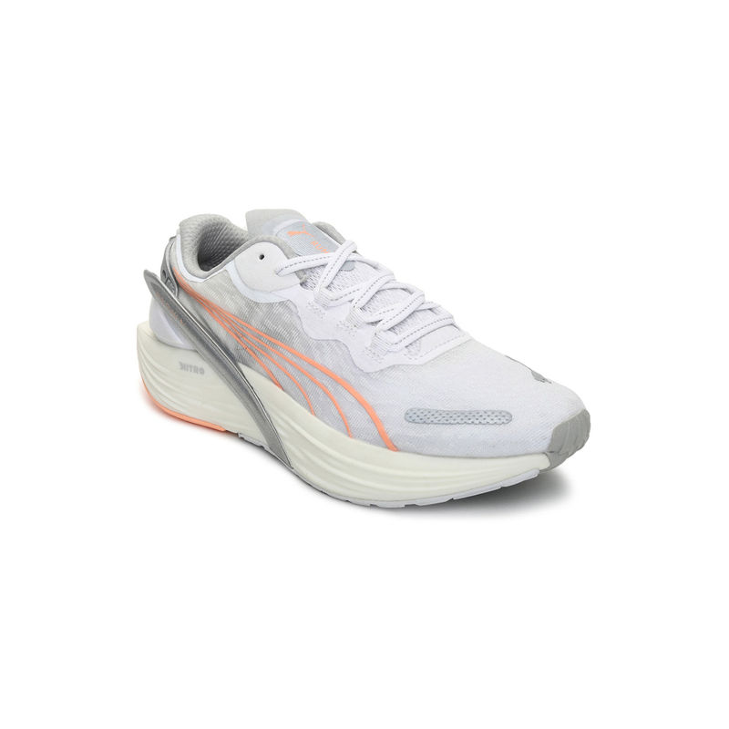 Puma Run XX Nitro Wildwash Wns White Running Shoes (UK 3.5)