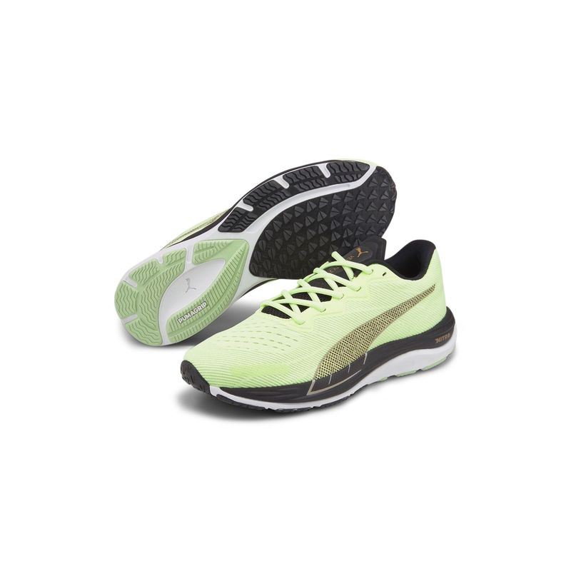 Puma Velocity Nitro 2 Run 75 Anniversary Edition Mens Green Running Shoes (UK 6.5)
