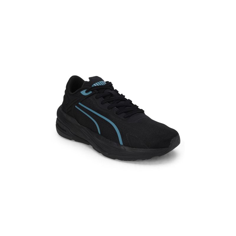 Puma Extent Nitro Eng. Mesh Unisex Black Sneakers (UK 7.5)
