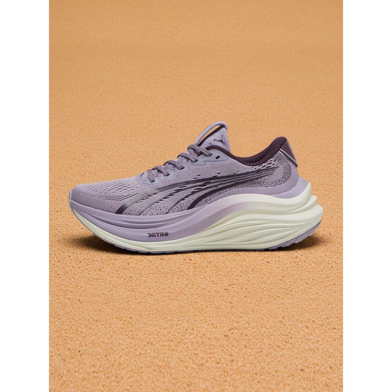 Puma MagMax NITRO Women Purple Running Shoes (UK 3.5)