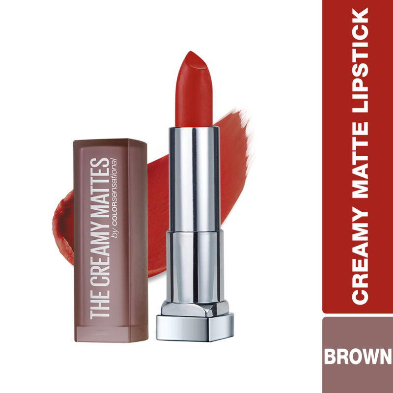 Maybelline New York Color Sensational Creamy Matte Lipstick - Chilli Nude