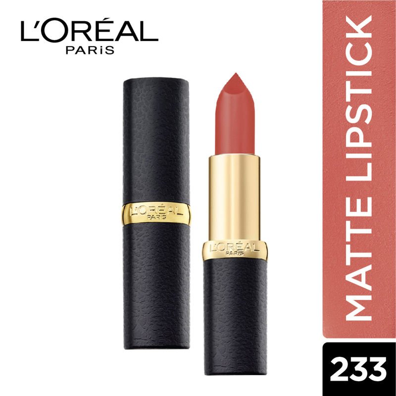L'Oreal Paris Color Riche Moist Matte Lipstick - 233 Rouge A Porter
